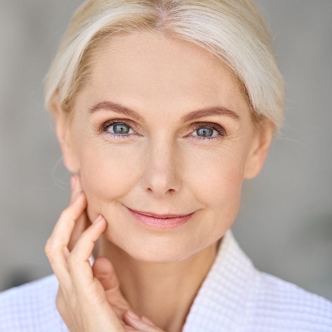 Healthy mature complexion