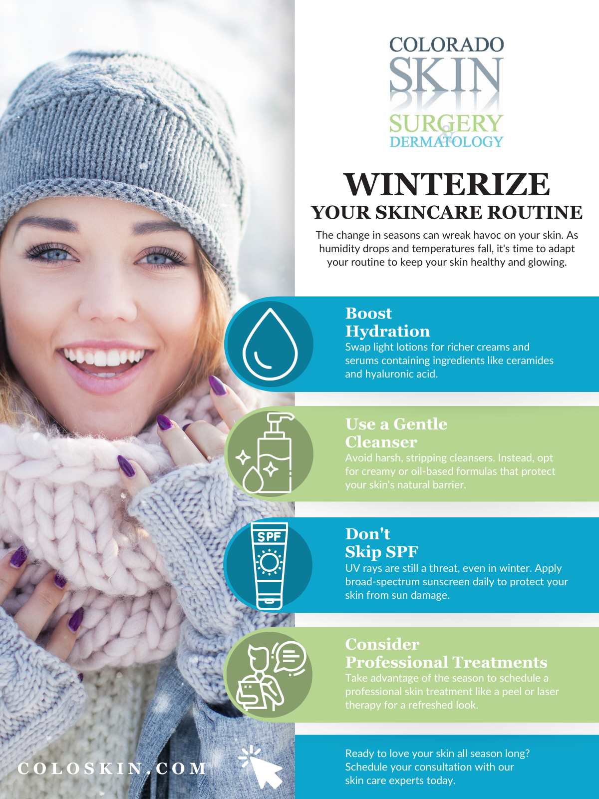 Infographic - Winterize Your Skincare Routine